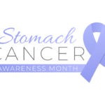 Stomach Cancer Awareness Month ribbon - November